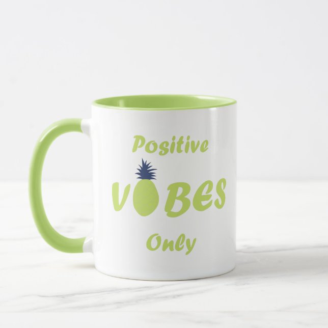 Positive vibes summer holiday mug (Left)