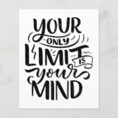 Positive Vibes - Your Only Limit is Your Mind (Front)