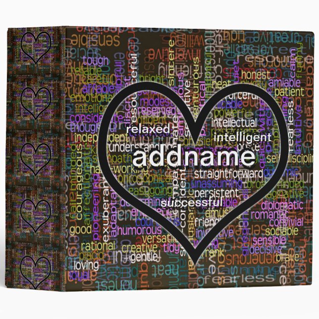 Positive Words About You! Binder (Front/Spine)