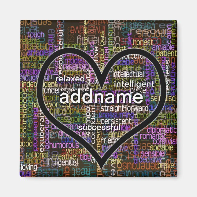 Positive Words About You Magnet (Front)