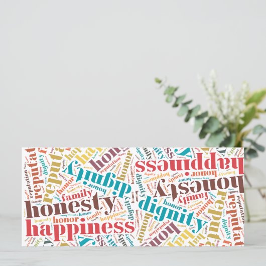 Positive words cloud (Standing Front)