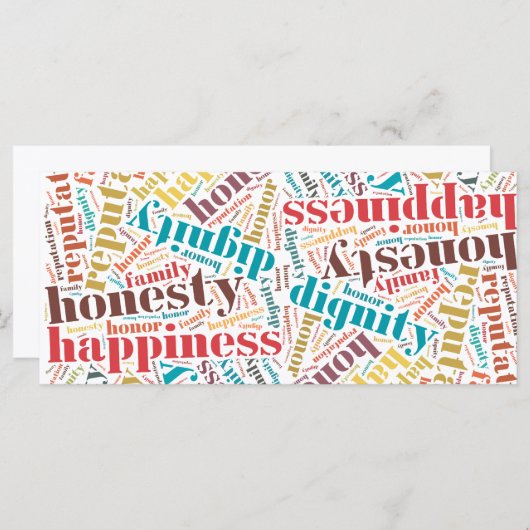 Positive words cloud (Front/Back)
