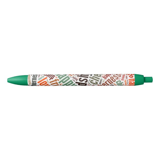 Positive words design pen (Front)