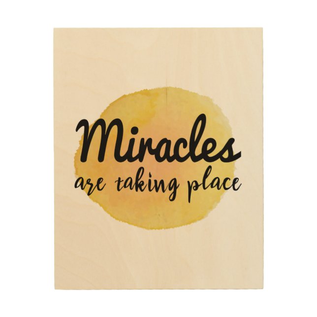 positive words for life and work wood wall art (Front)