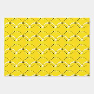 Positive Yellow Wrapping Paper Sheets