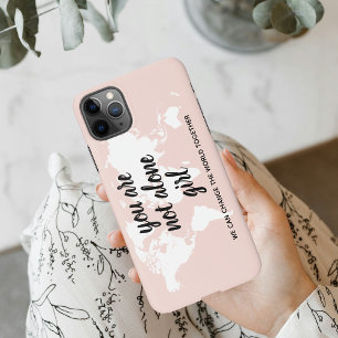 Positive You Are Not Alone Girl Motivation Quote iPhone 11Pro Max Case