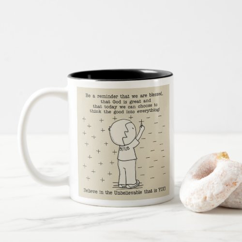 Positively Blessed Two_Tone Coffee Mug