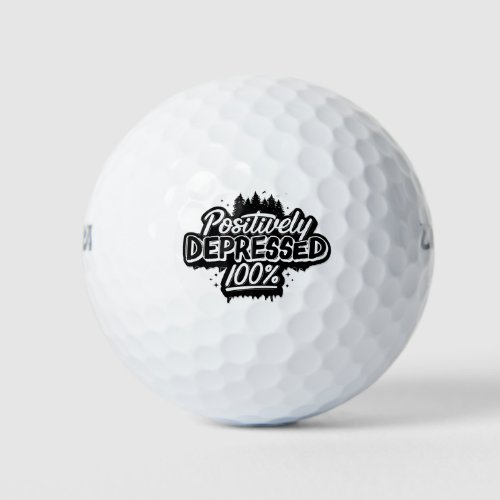 Positively Depressed Golf Balls