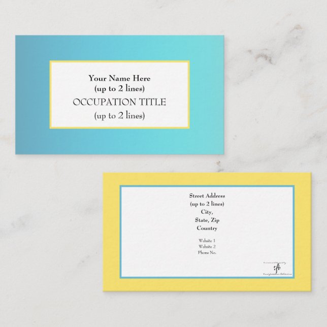 Positively Down the Shore Business Card (Front/Back)