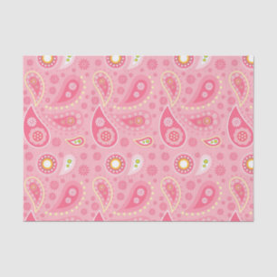 Positively Pink Paisley Tissue Paper