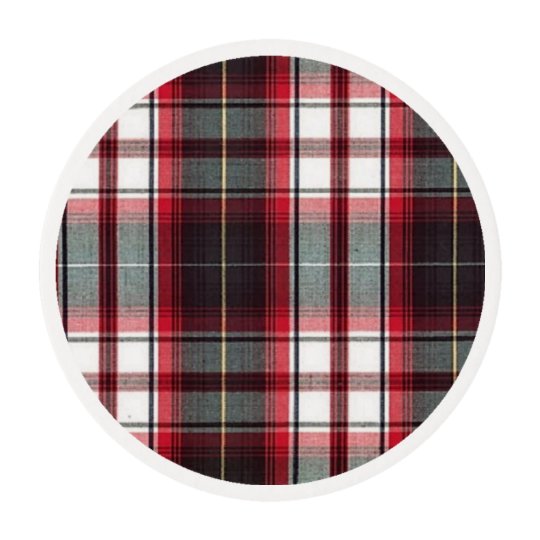 Positively Plaid Edible Frosting Sheets | Zazzle.com