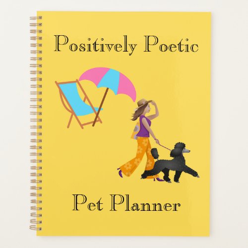 Positively Poetic Pet Planner