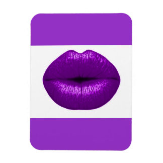 POSITIVELY PURPLE LIPSTICK MAKEUP BEAUTY FASHION MAGNET