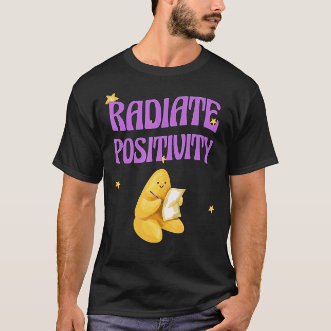 Positivity Brave Inspiring Motivation Motivational T-Shirt (Front)