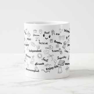 Positivity  giant coffee mug