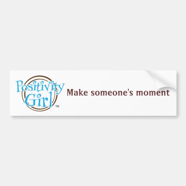 Positivity Girl™ MSM Bumper Sticker (Front)