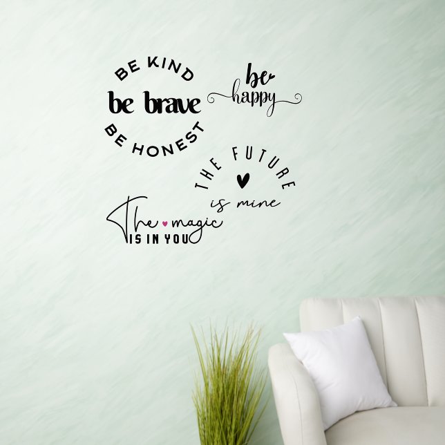 Positivity Inspirational you Quotes  Motivational  Wall Decal (Living Room)