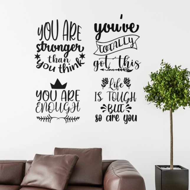 Positivity Inspirational you Quotes  Wall Decal (Creator Uploaded)