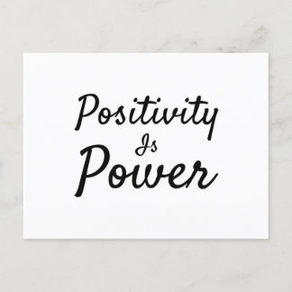 Positivity Is Power Postcard