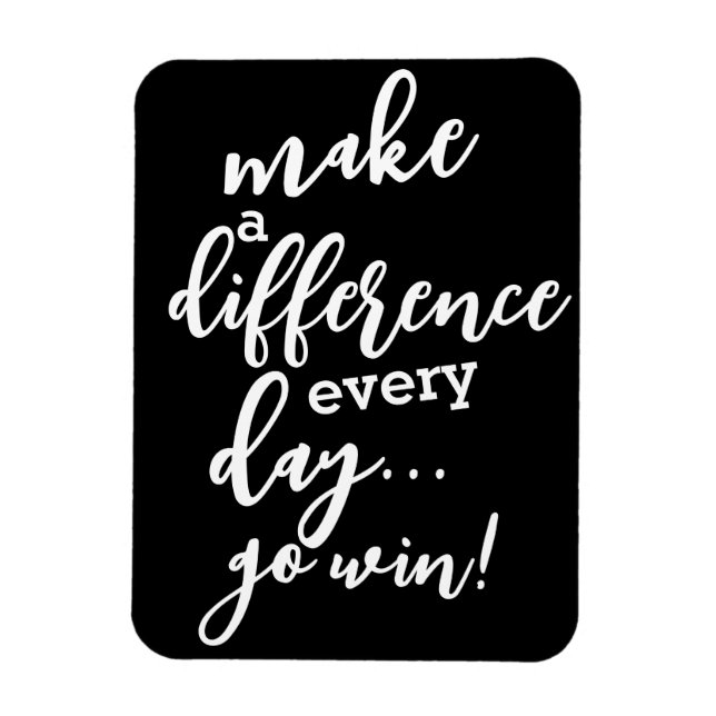 Positivity Magnets, Customize Message Refrigerator Magnet (Vertical)