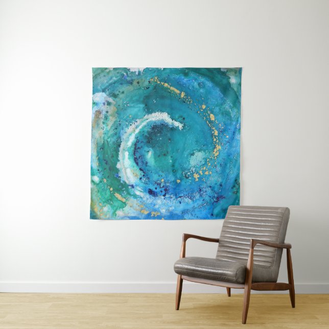 Positivity Portal - Art Tapestry -Square Design (In Situ (Horizontal))