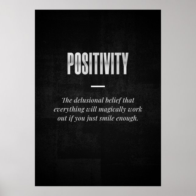 Positivity Poster (Front)