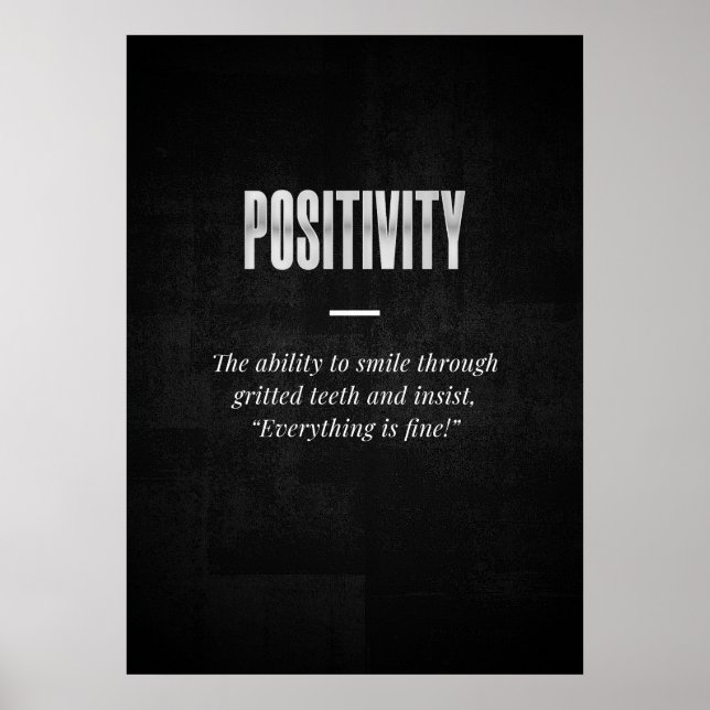 Positivity Poster (Front)