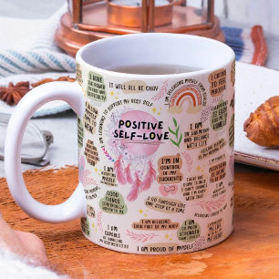 Positve Self Love Affirmations Mug
