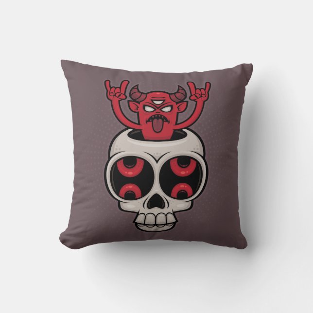 Possessed Throw Pillow (Front)