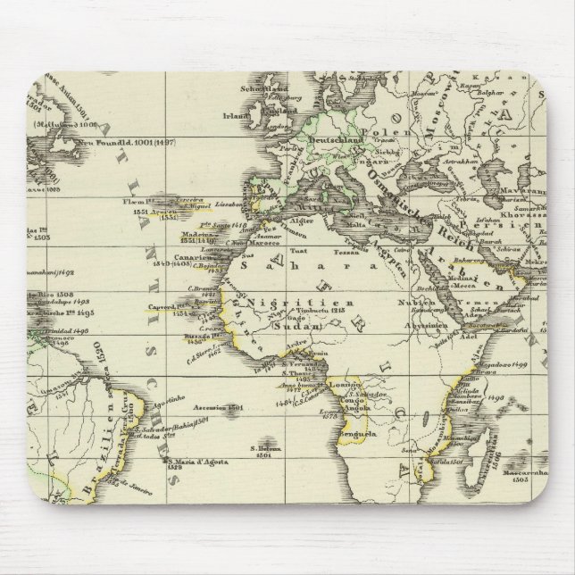 Possessions of the Spaniards Mouse Pad (Front)