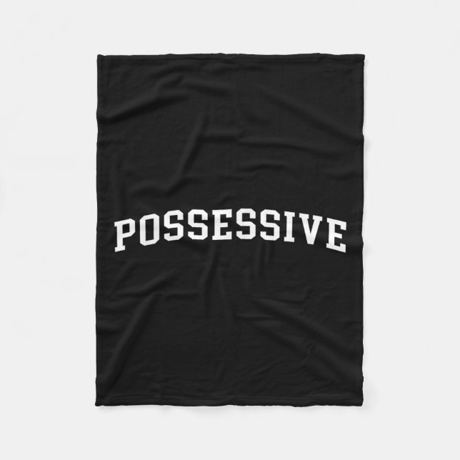 Possessive  fleece blanket (Front)