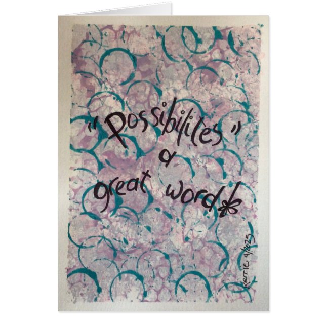Possibilities 2 cards (Front)