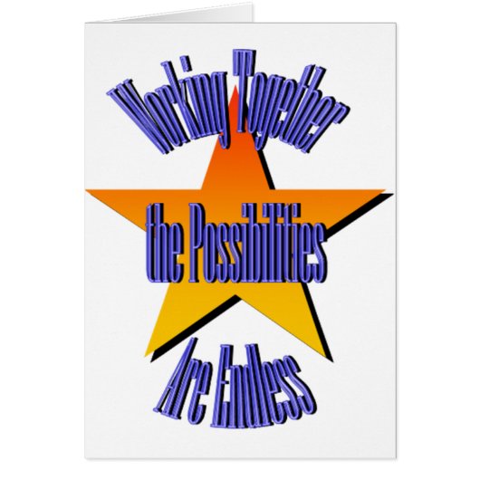 Possibilities Are Endless Card (Front)