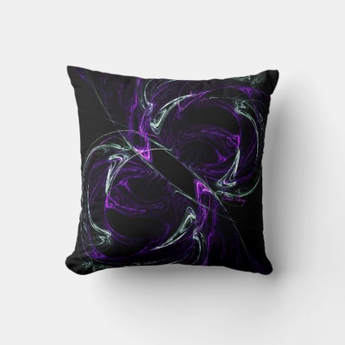 Possibilities - Cosmic Purple &amp; Amethyst Throw Pillow