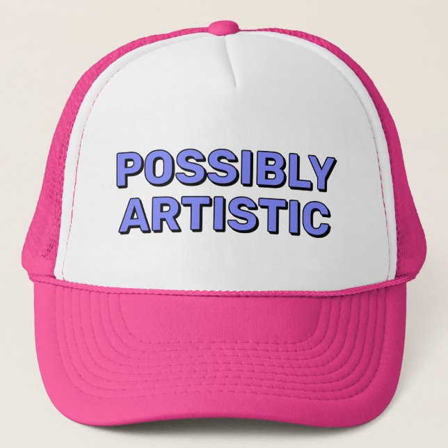 Possibly Artistic™ Trucker Hat (Front)