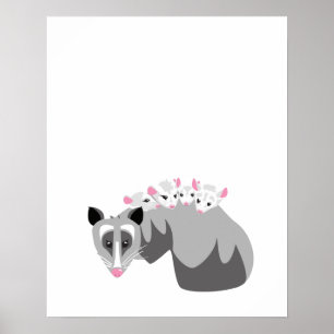 Possum Baby Print