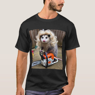 Possum Chainsaw Massacre featuring Marsupial Monro T-Shirt
