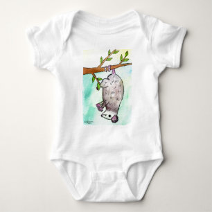Possum Danglin' Baby Bodysuit
