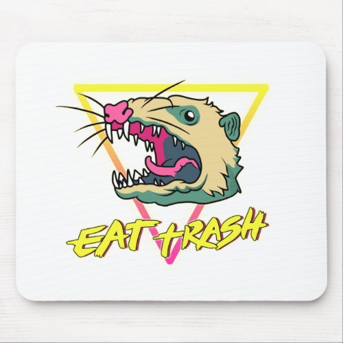Possum _ Eat trash Mouse Pad