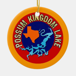 Possum Kingdom Lake, Texas Ceramic Ornament