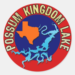 Possum Kingdom Lake, Texas Classic Round Sticker