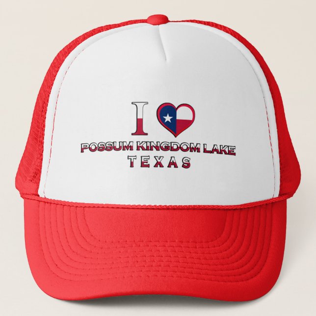 Possum Kingdom Lake, Texas Trucker Hat (Front)