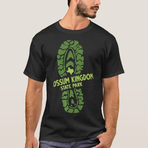 Possum Kingdom State Park Teas TX Hiking Boot Prin T_Shirt