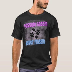 possum opossum funny trash meme street cat  T-Shirt