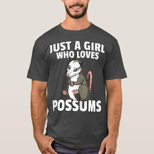 Possum Opossum Gift For Possum Lover T_Shirt