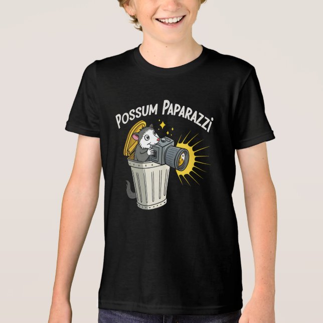 Possum Paparazzi T-Shirt: Funny Night Crawler Tee (Front)