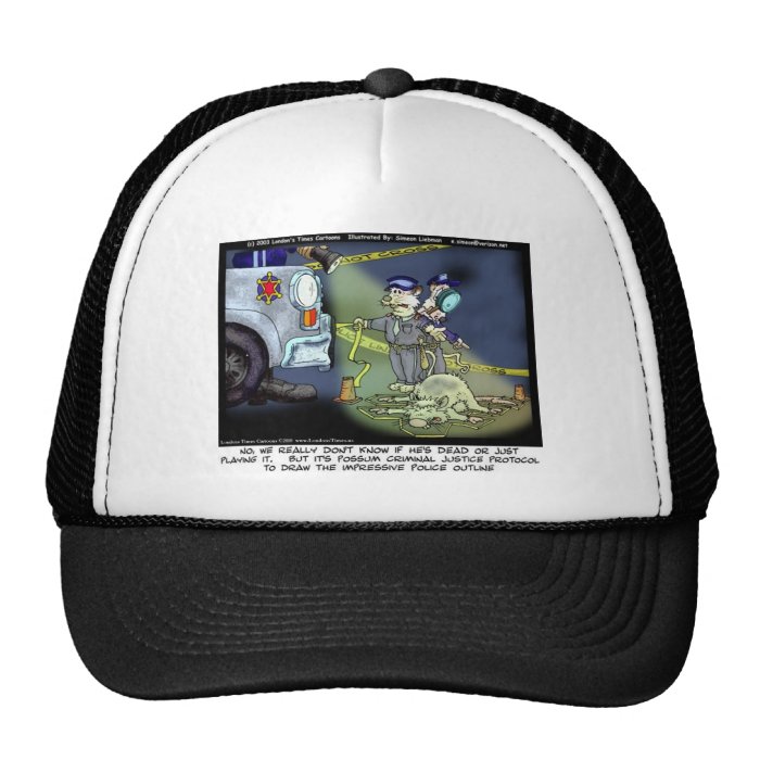Possum Protocol Funny Gifts Tees & Collectibles Mesh Hat