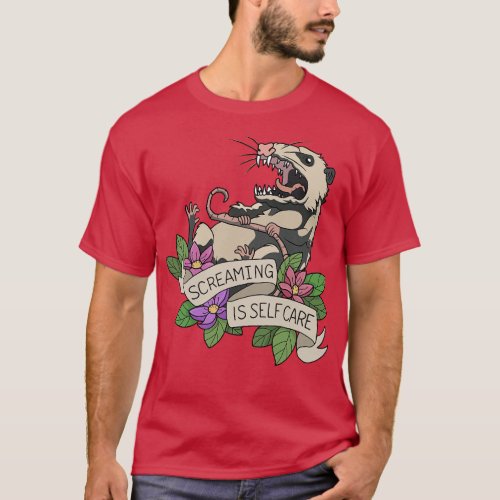 Possum Screaming is scare T_Shirt