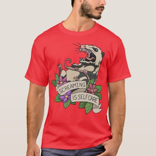 Possum Screaming is scare T_Shirt