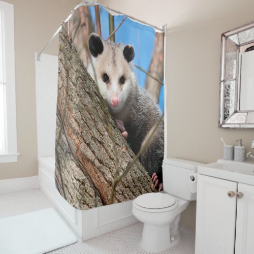 Possum Shower Curtain